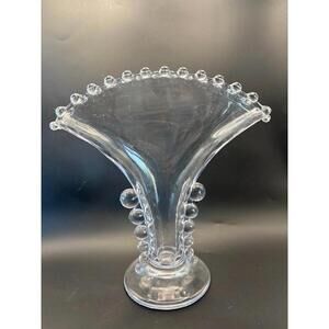 Imperial Candlewick Vintage Beaded Glass Vase